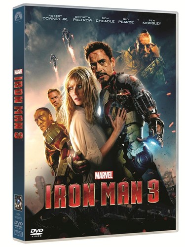 Iron man robert downey - 3, (dvd)