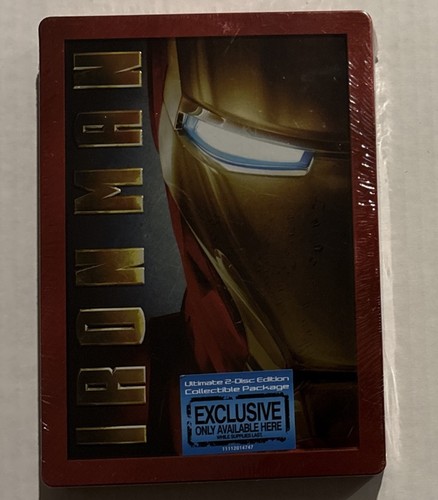 Iron man steelbook dvd disc - man,