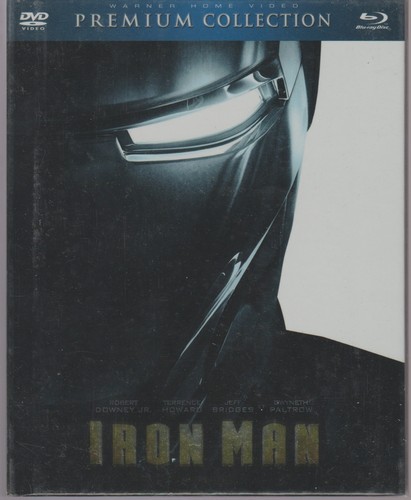 Iron man dvd blu ray - dvd, (e9)