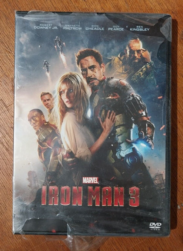 Dvd iron man marvel studios - man, 3