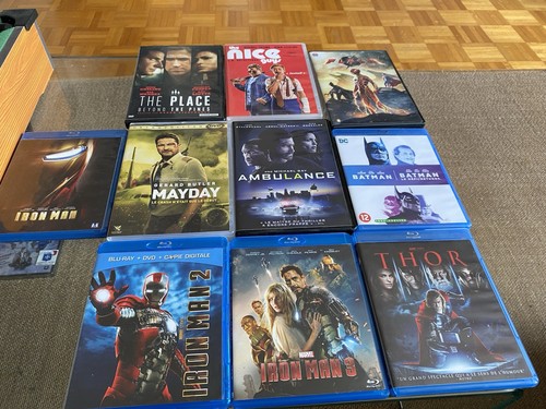 Lot blu ray dvd iron - lot, man